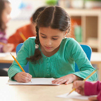 A Girl in a Classroom
