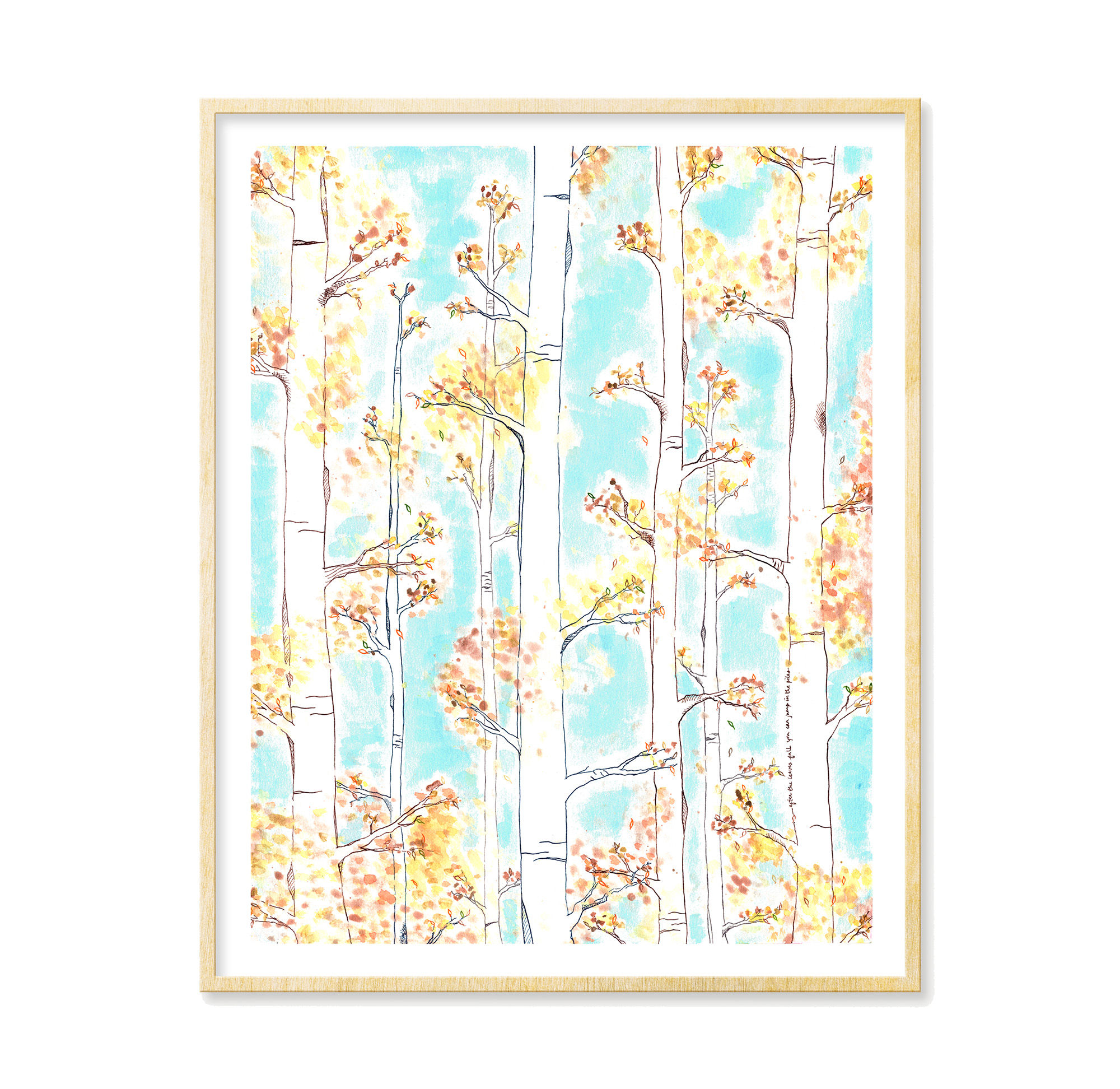 After the Leaves Fall - Print