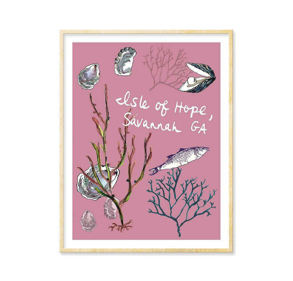 Thumbnail: Isle of Hope (choice of colors) - Print