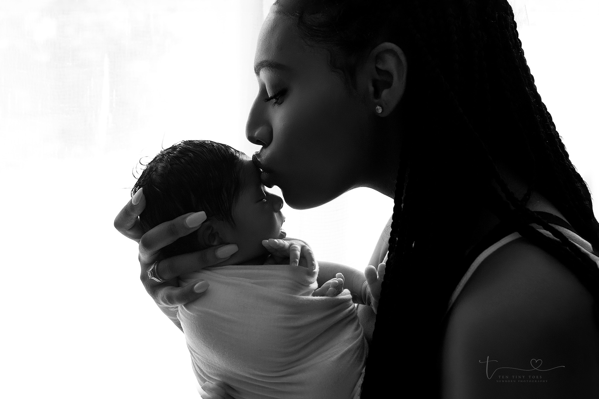 cute toes newborn photography
