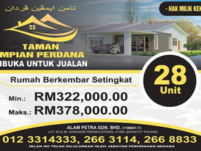 Taman Impian Perdana Fasa4 - Semi D Sudah CCC & Habis Dijual!!!                  @ Jerantut  