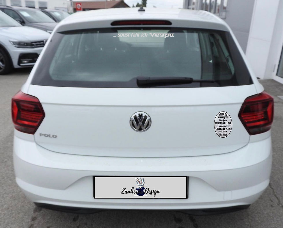 Miniaturbild: Aufkleber "Wenn du Vespa fährst..."