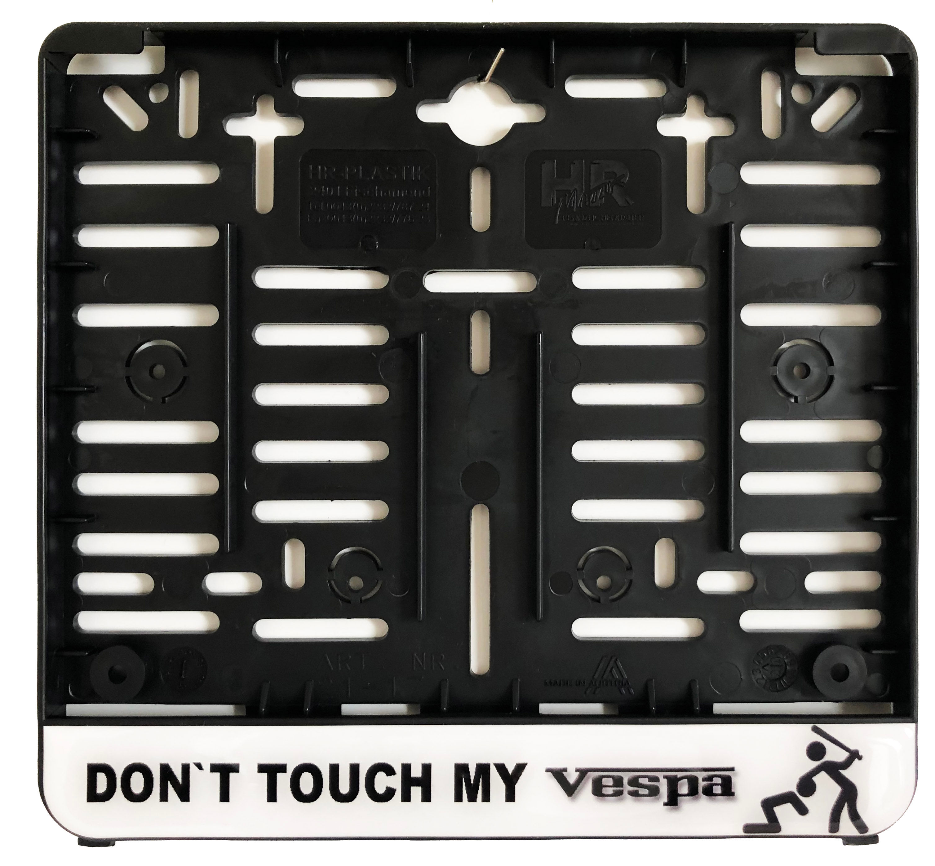 Kennzeichenhalterung "Don´t touch" (für österr. Kennzeichen!!)