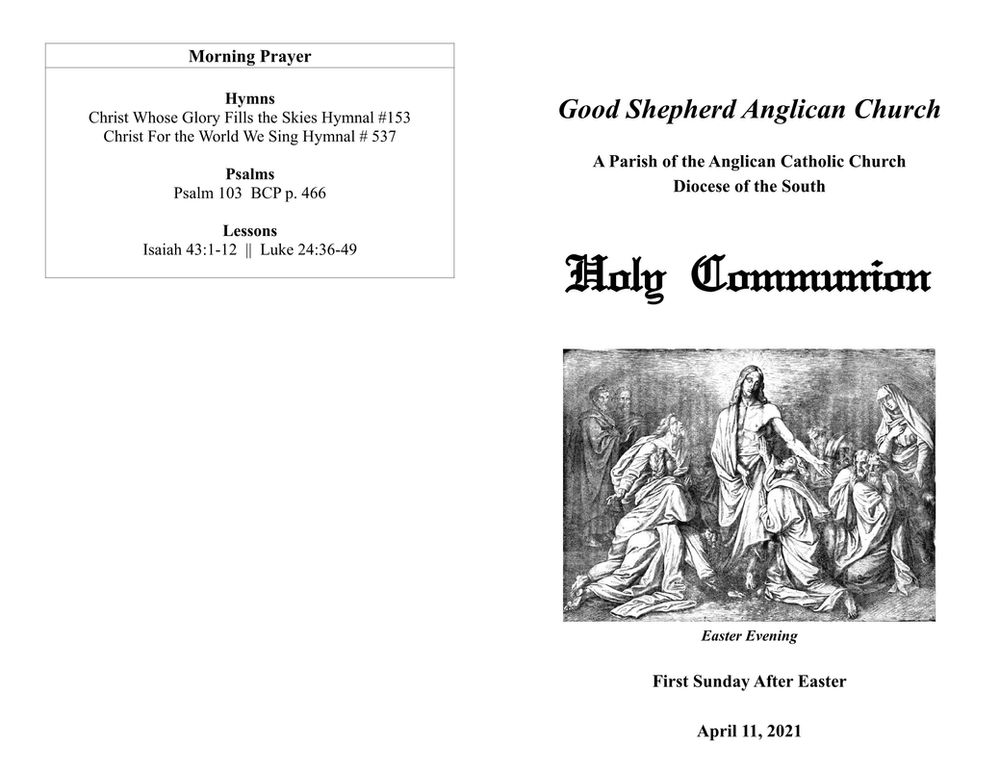 First Sunday After Easter first-sunday-after-easter