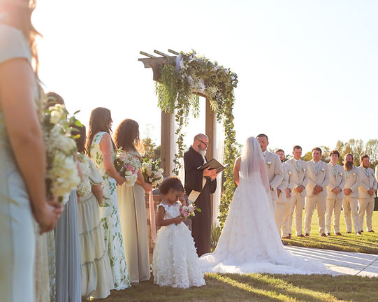Sunset Field Wedding