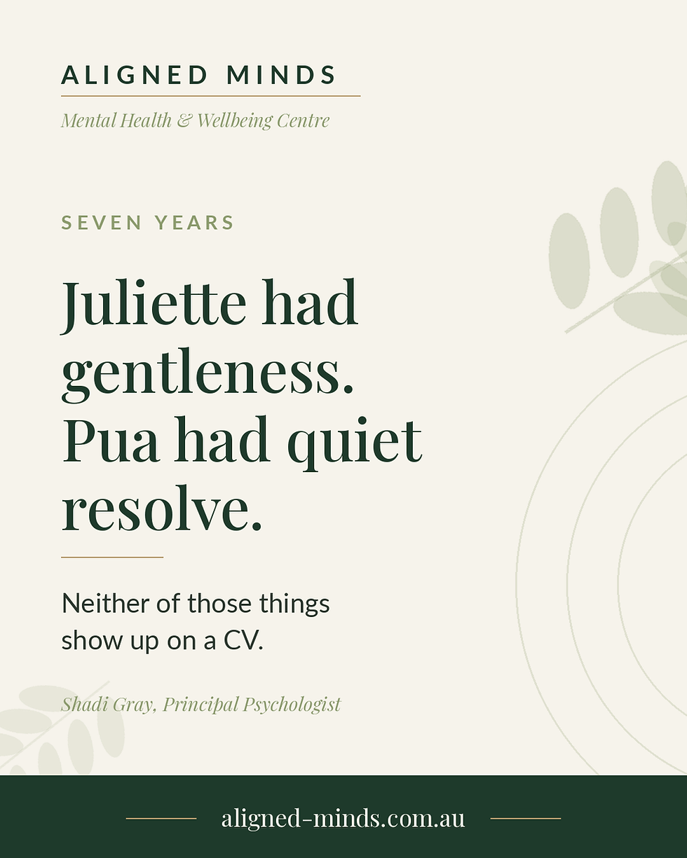 Seven Years: Meet Juliette and Pua
