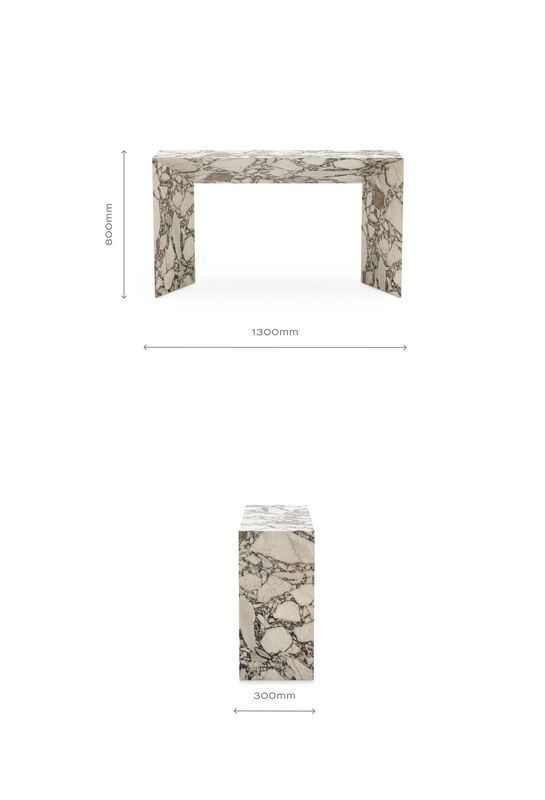 Miniatura: Credenza recibidor de cuarcita natural o granito