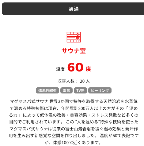 サウナイキタイより引用