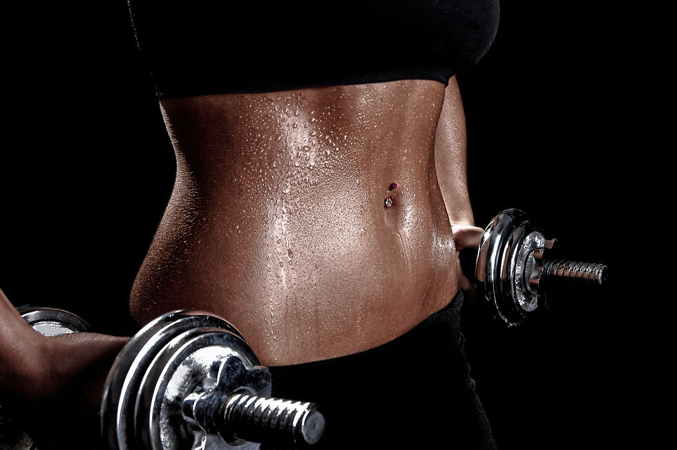 Barriga definida feminina - imagem 01