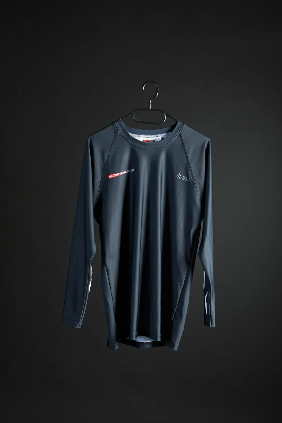 Becoming a Monster longsleeve product shot, dark streetwear apparel photography by AZ CamArt