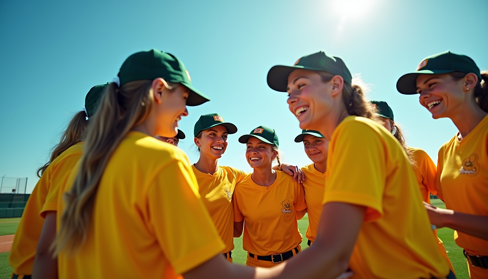 Youth Softball League Promoting Confidence and Teamwork