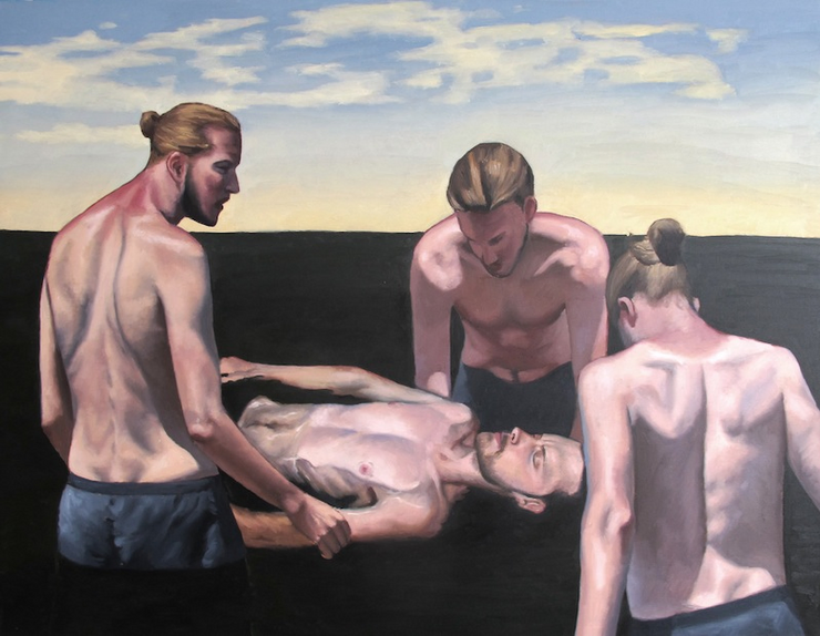 François Malingrëy, Huile sur toile, 2015