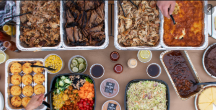 Arranged Food and Objects