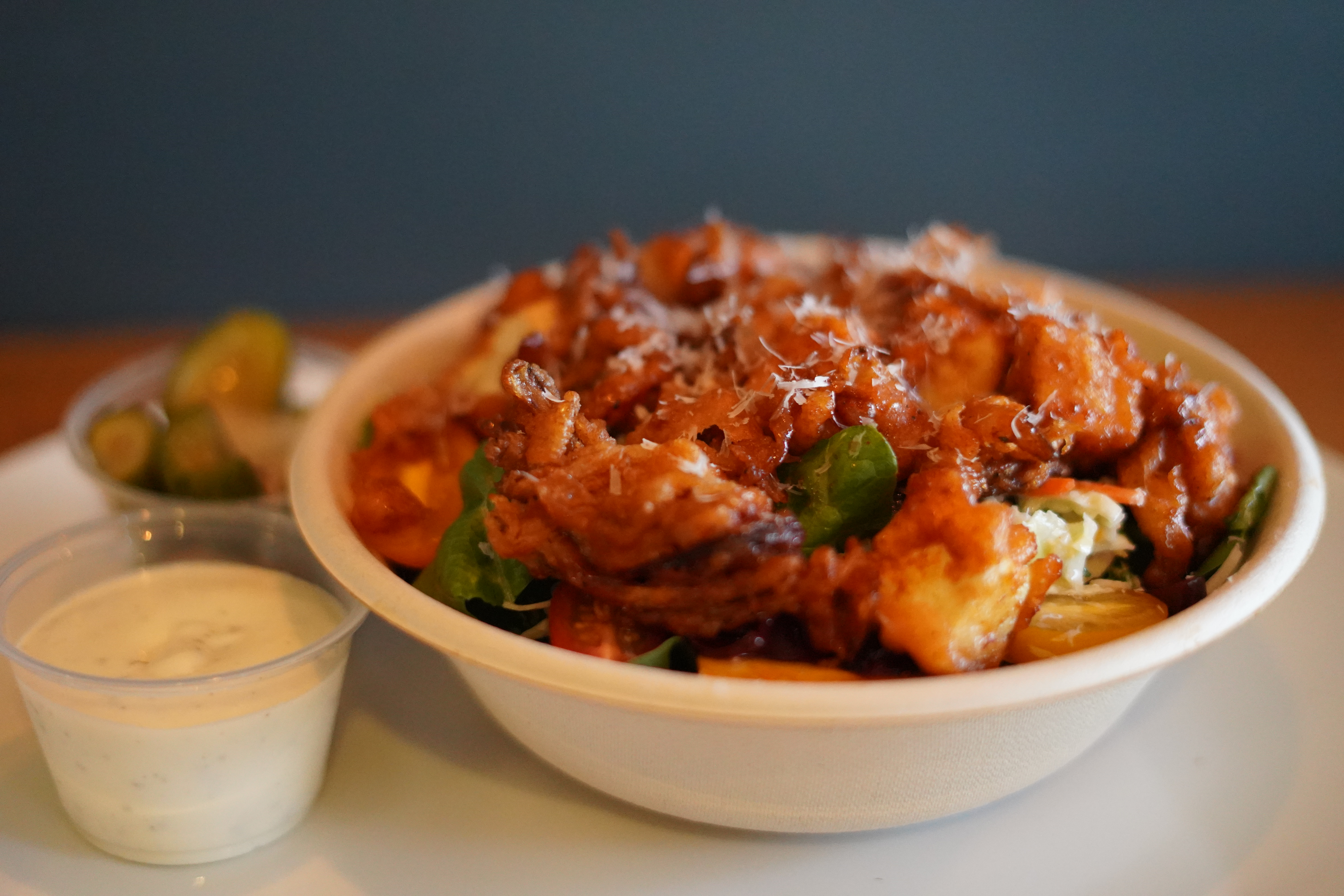 Arranged Food and Objects