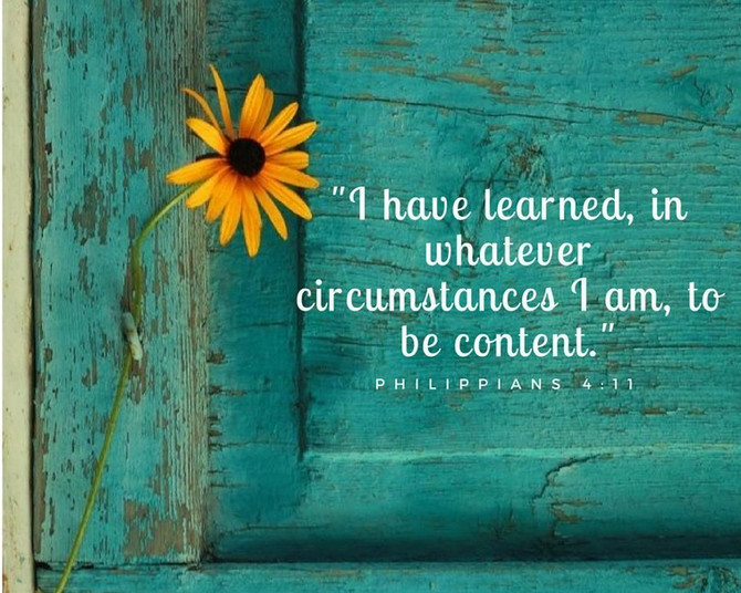 BEING CONTENT