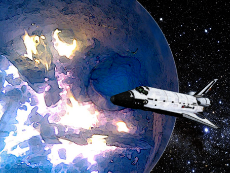 Space Shuttle Adrift