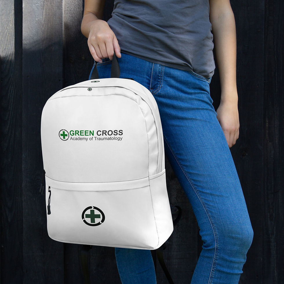 Thumbnail: Green Cross Signature Backpack