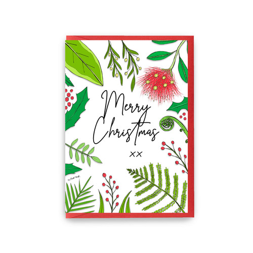 Native Botanics Christmas Card Immer Farbe