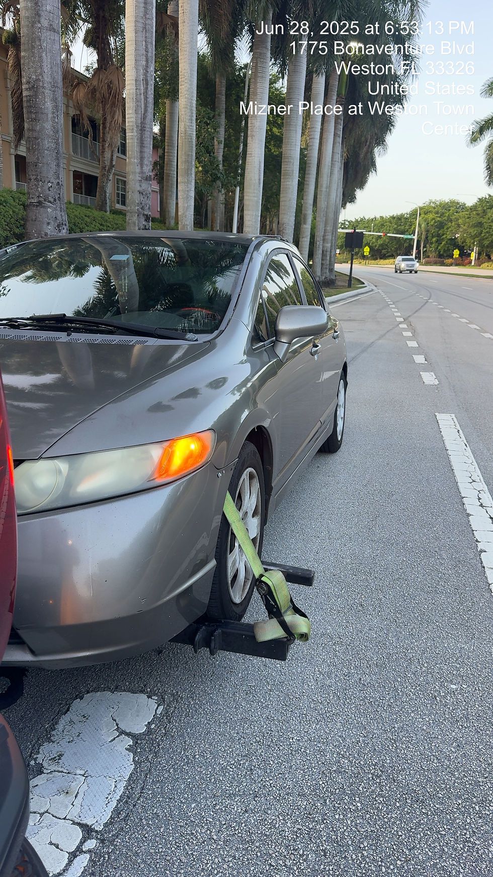L.i Roadside Care & Towing tow truck providing towing service in Weston, Florida