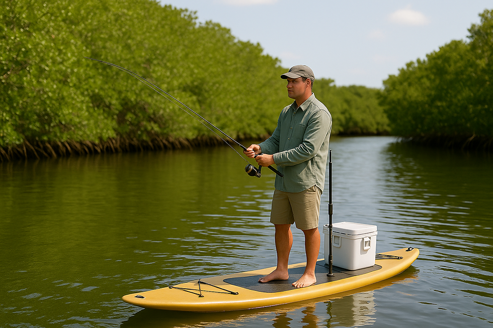 Fishing Adventure in the Mangroves (AI generated)