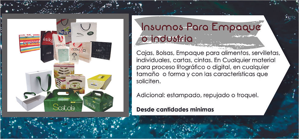 INSUMOS DE EMPAQUE