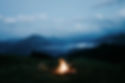 Bonfire in the mountains in the evening.jpg
