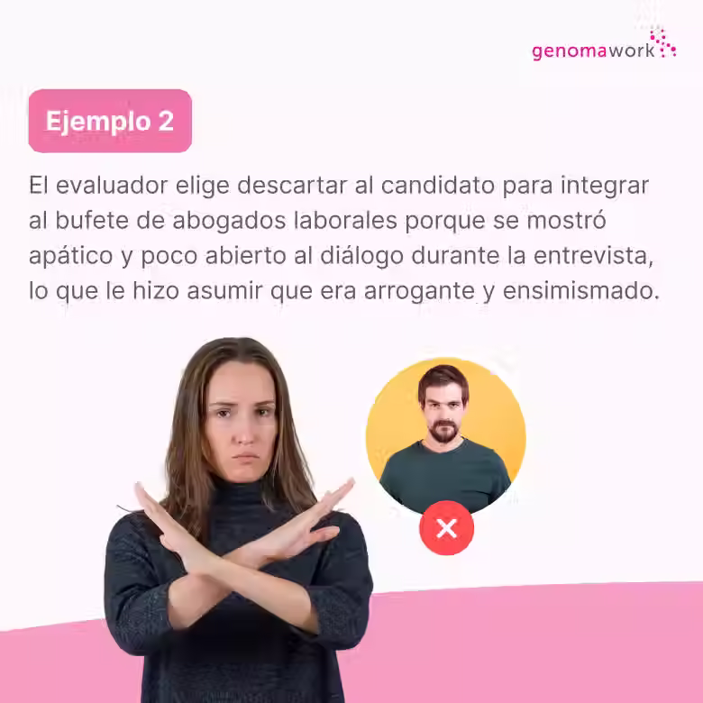 Ejemplo heurística de representatividad en selección de personas
