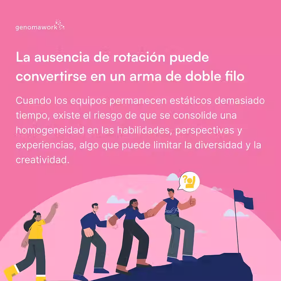 La ausencia de rotación puede convertirse en un arma de doble filo