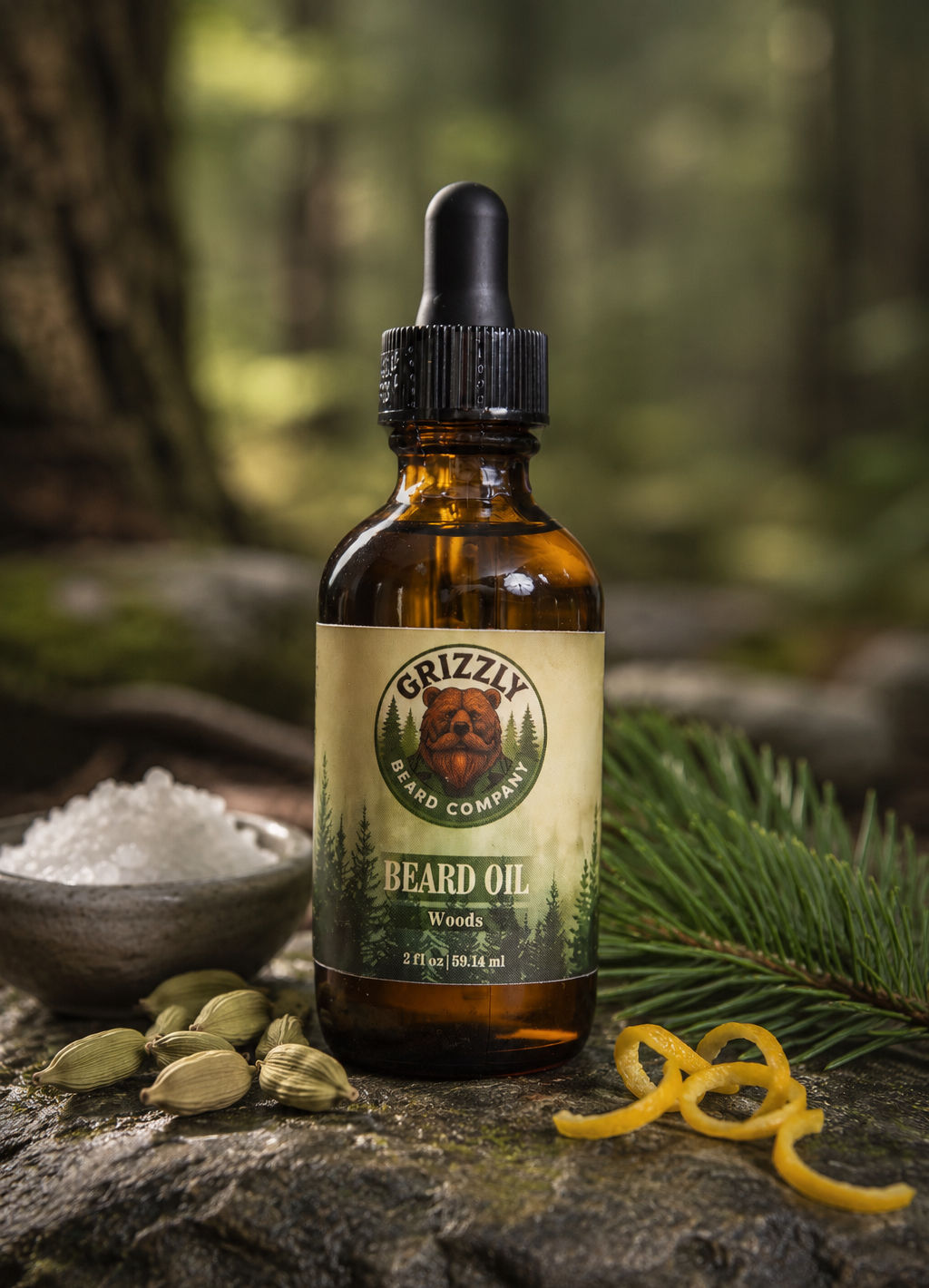 Woods Premium Beard Oil