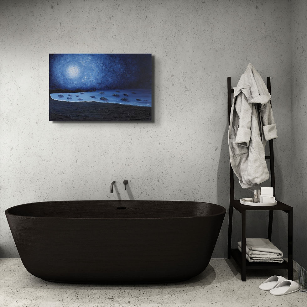 Thumbnail: Moonscape 2: Prussian Blue