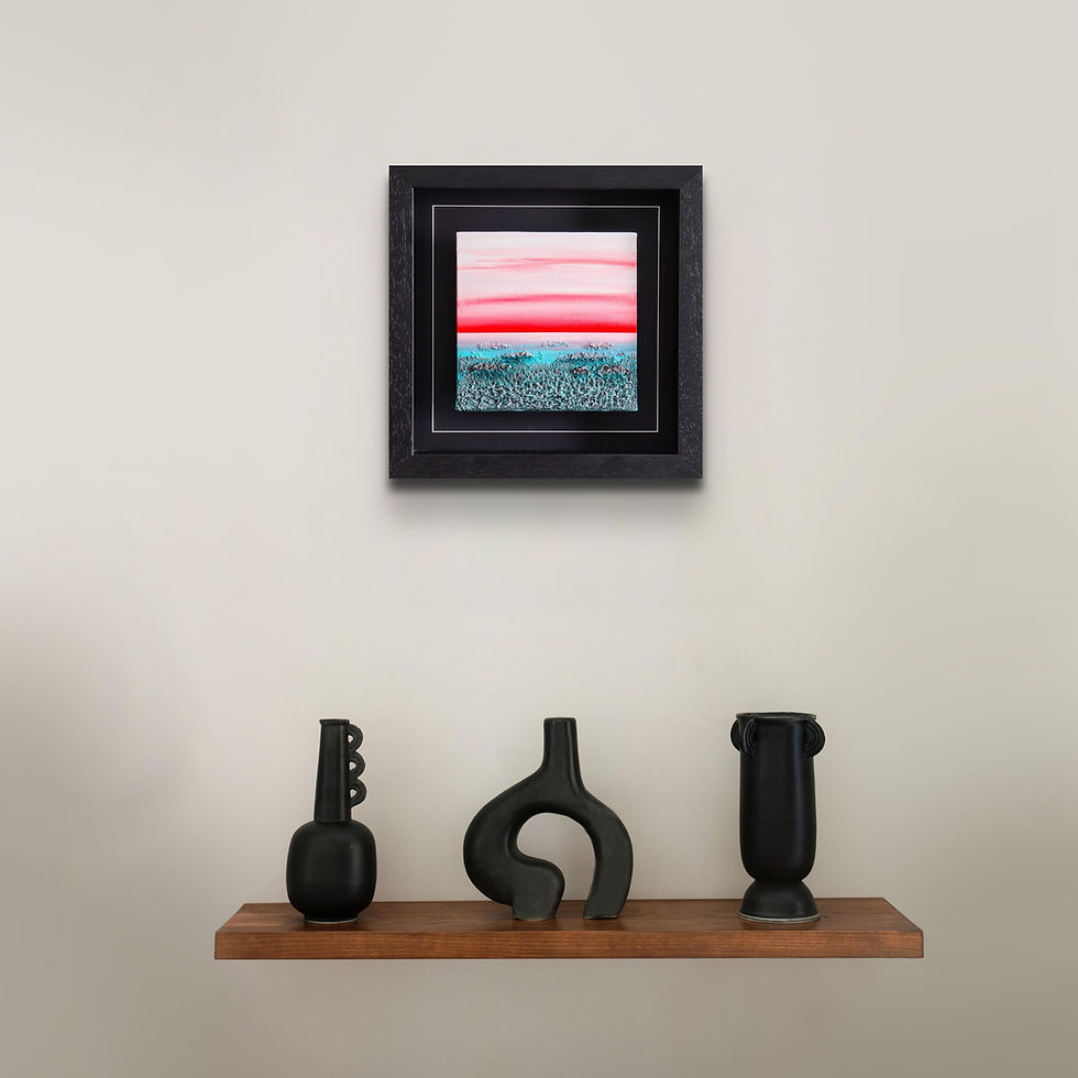 Thumbnail: Red Dawn - (8x8 inches #8) Extra Deep Frame