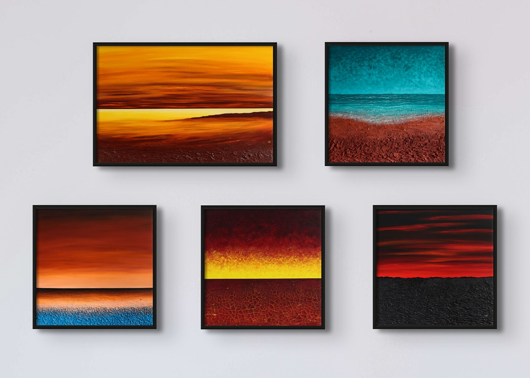 Land & Seascape 'Colours' -Set of 5 #1