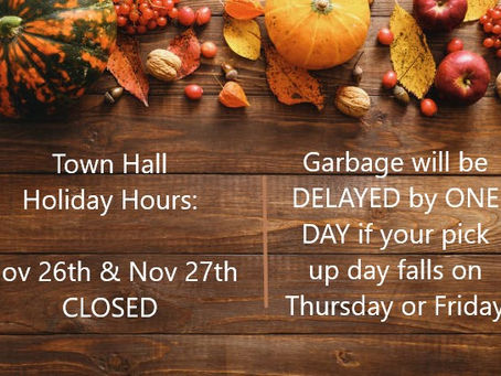 Thanksgiving Hours of Operation