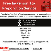 Free Tax Preparation for Seniors!