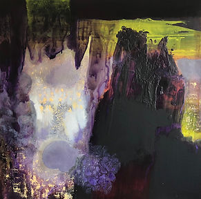 _Blooming V_ 120 x 120 cm . Technique mi