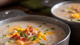 Roasted Parsnip and Cauliflower Soup