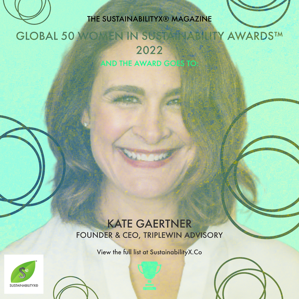 The SustainabilityX® Magazine Global 50 Women In Sustainability Awards 2022, Awards, Sustainability, Leadership, Sustainable Business, Women, Women In Business, Women In Sustainability, Inspiration, Management, Strategy, Climate Change, Environment, Economy, Policy, SDGs, Media, Communications, Climate Leaders, The SustainabilityX® Magazine, #SustXGlobal50, #RedefiningPower
