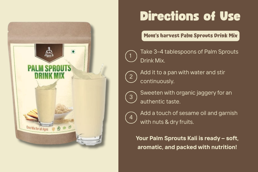 Thumbnail: MOM’S HARVEST Palm Sprouts Drink Mix 200g – Family Pack of 5
