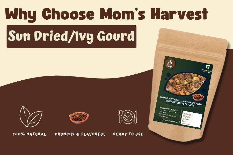Thumbnail: Mom’s Harvest Mithukku Vathal 1kg Bulk Pack