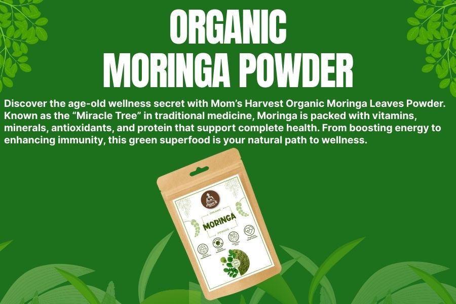 Thumbnail: MOM’S HARVEST Moringa Leaf Powder 100g + Karupatti Syrup 500ml
