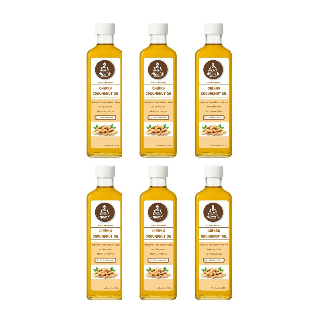 MOM’S HARVEST Groundnut Oil 500ml x 6