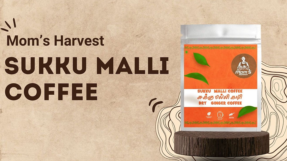 Thumbnail: MOM'S HARVEST Jaggery Nutty Candy + Sukku Malli Coffee Powder (35g x 6 Each)