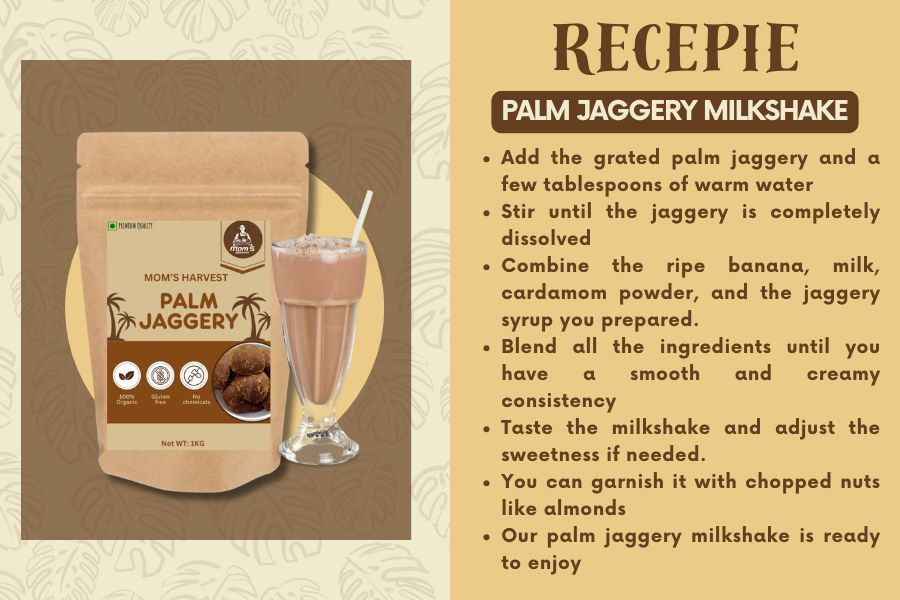 Thumbnail: MOM'S HARVEST Palm Jaggery 900g + Palm Sugar Powder 250g | Palm Sweetener Duo