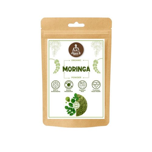 MOM’S HARVEST 100% Organic Moringa Leaf Powder 200g | Mom's Harvest