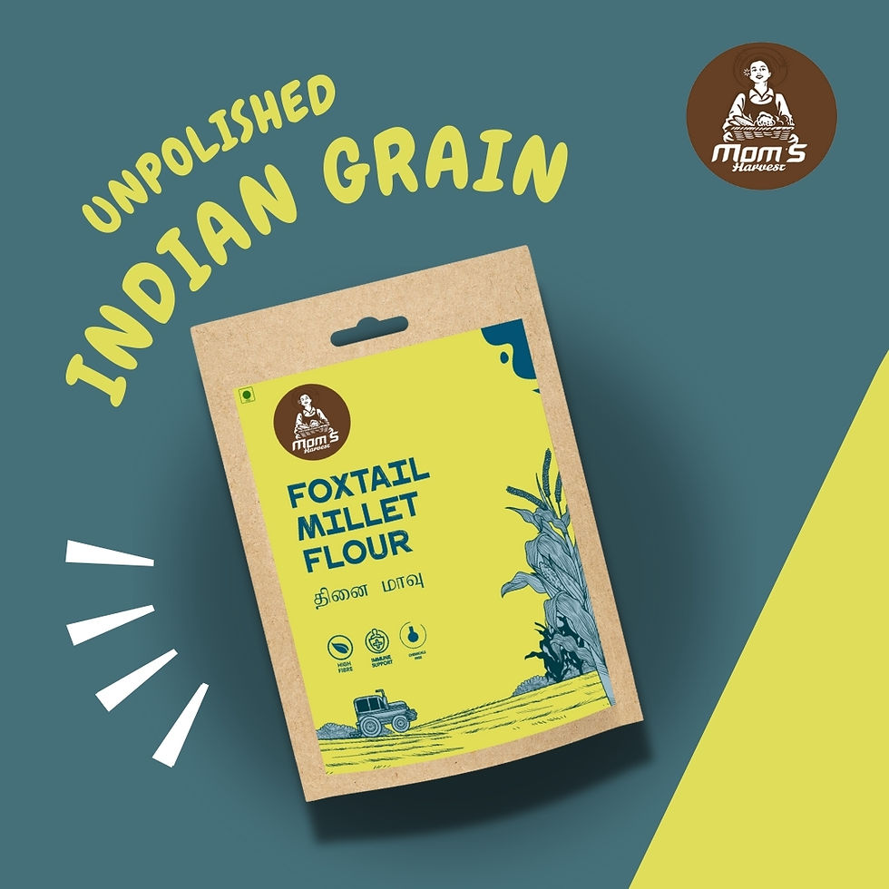 Thumbnail: MOM'S HARVEST Kodo Millet Flour 200g + Foxtail Millet Flour 200g