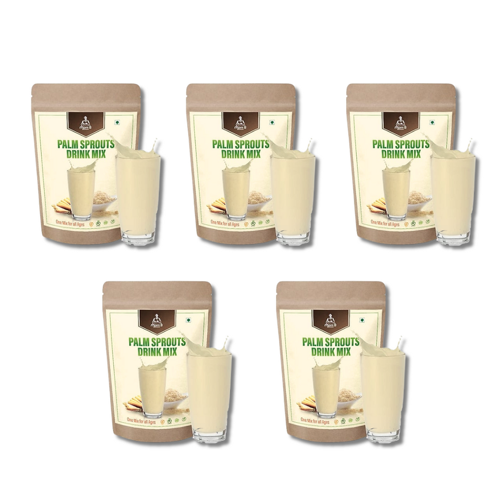 MOM’S HARVEST Palm Sprouts Drink Mix 200g – Family Pack of 5