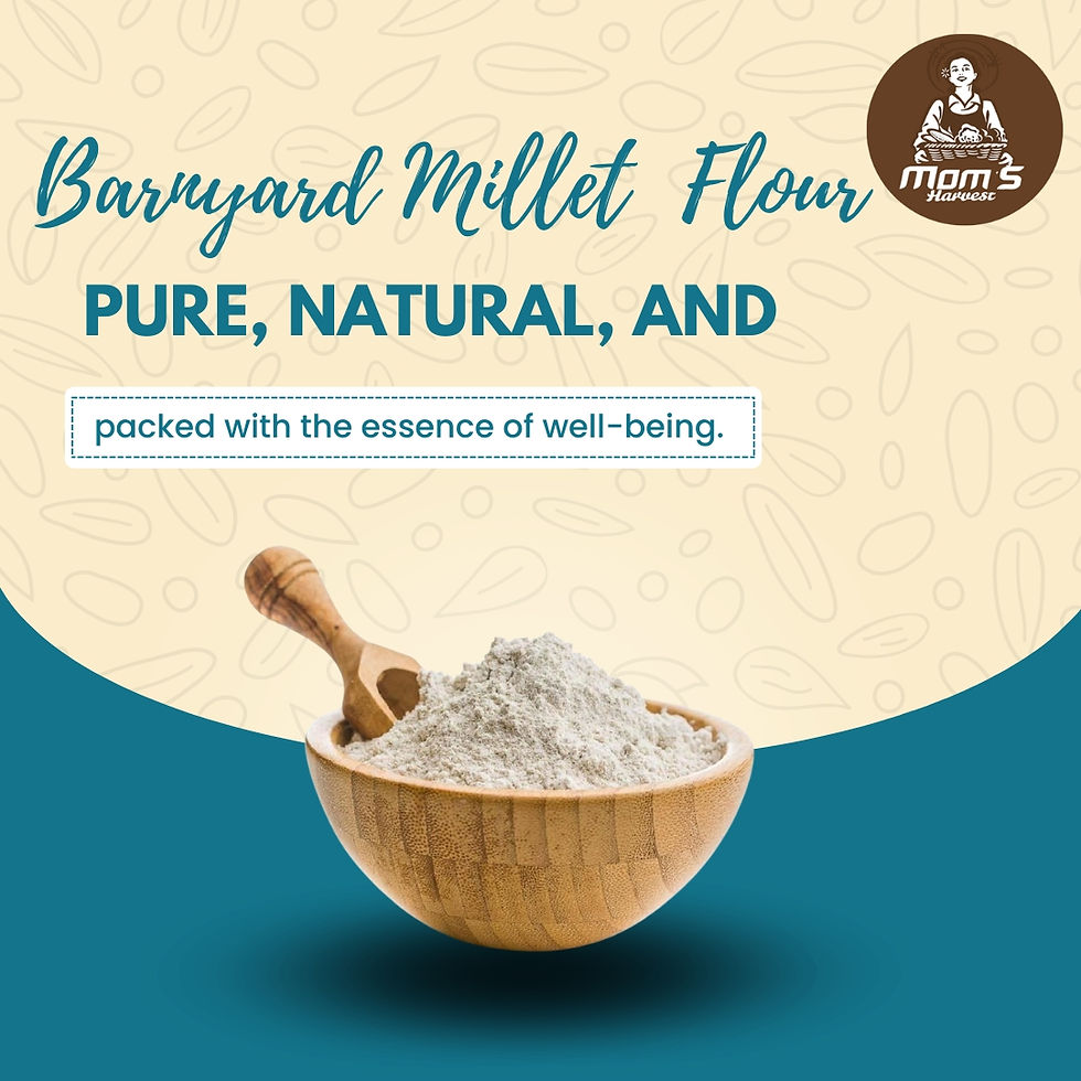 Thumbnail: MOM'S HARVEST Kodo Millet Flour 200g + Barnyard Millet Flour 200g