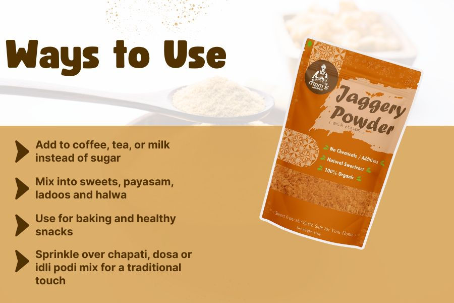 Thumbnail: MOM’S HARVEST Groundnut Oil 250ml + Jaggery Powder 500g