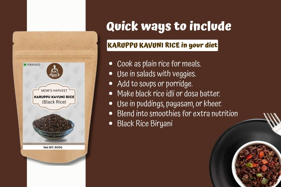 Thumbnail: MOM’S HARVEST Raw California Almonds 100g Jar + Kavuni Rice 900g