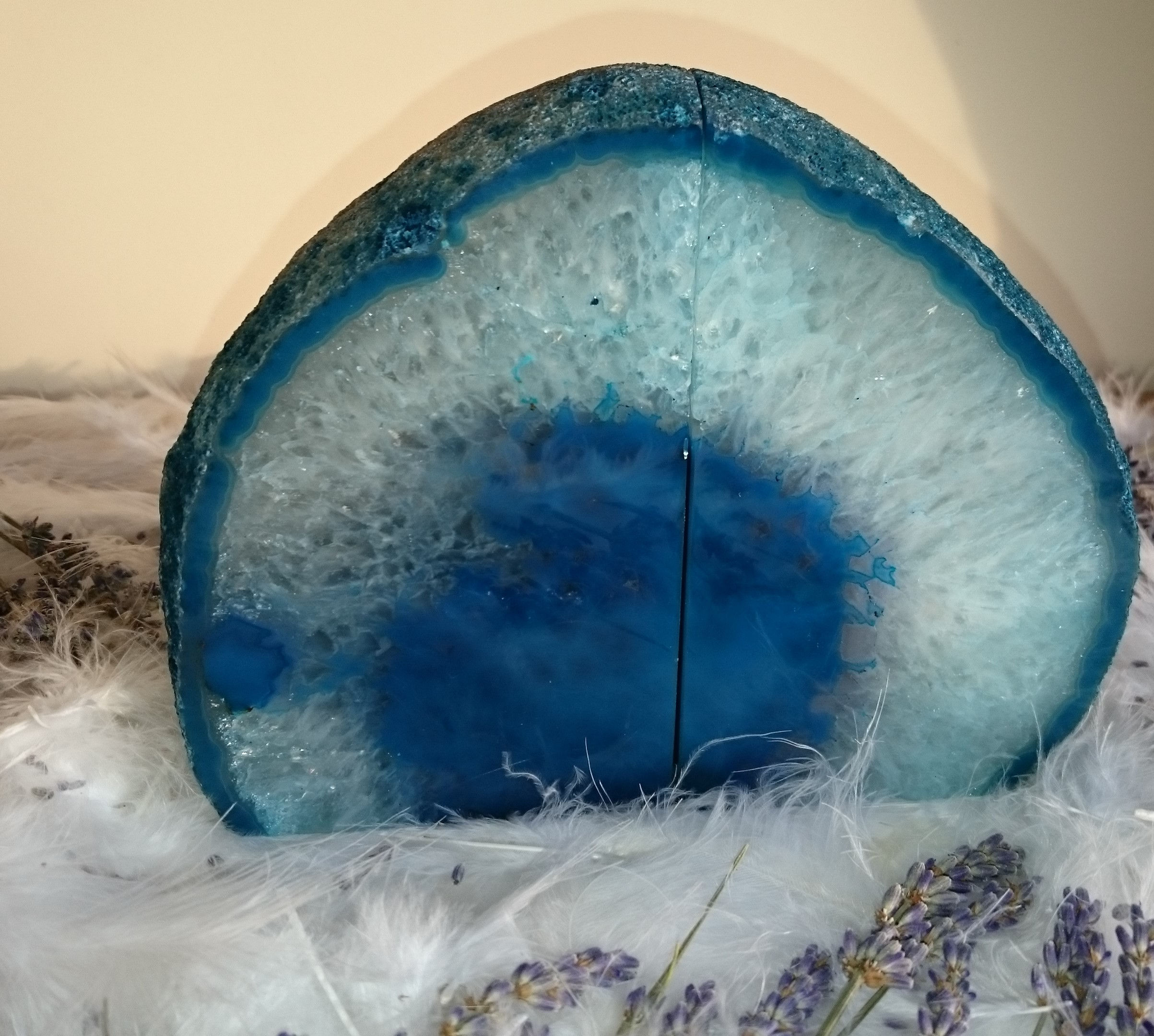 Agate Teal Book Ends 1